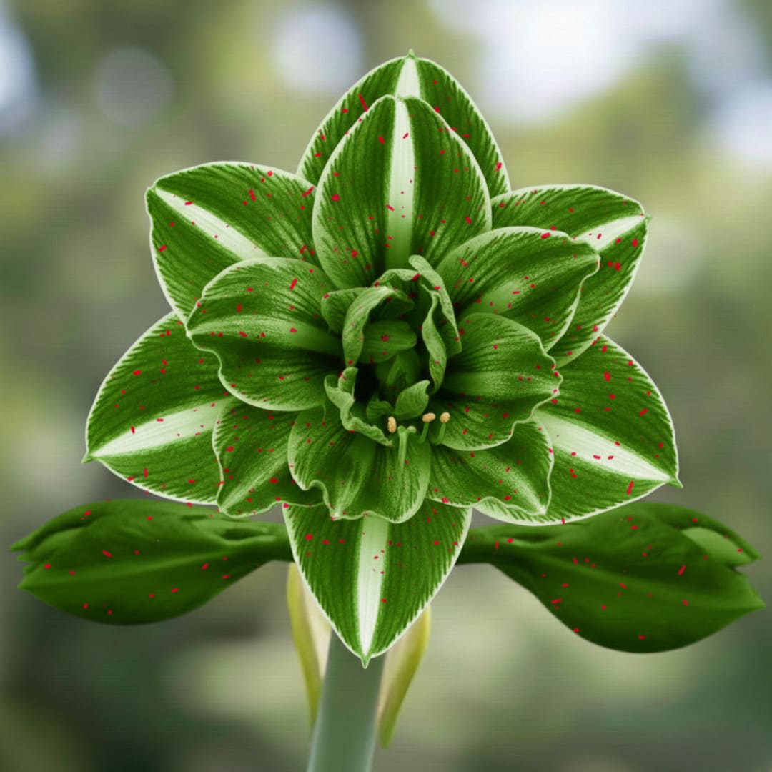 Bulbi Amaryllis, Crin de Camera "Green Orchid", 1 Bulb Gigant
