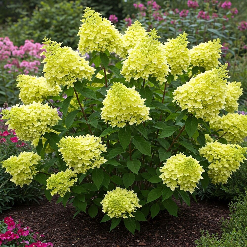 Hortensia Paniculata "Yellow Lime" Ghiveci 5L H 50cm+