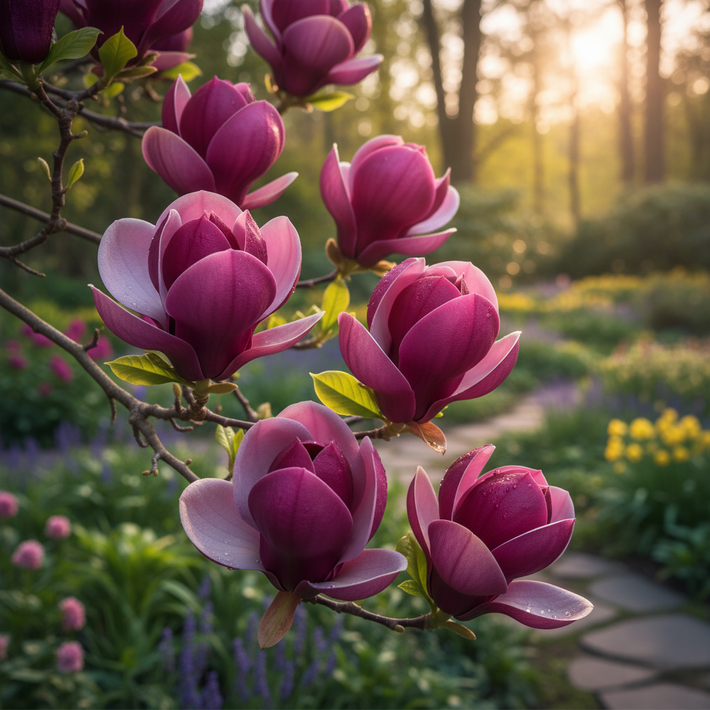 Magnolie "Violet Passion" la Ghiveci - H 40-50cm