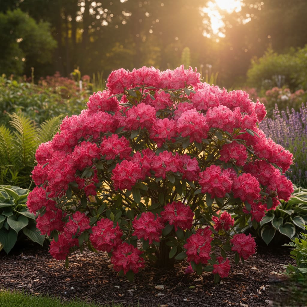 Rhododendron Rosu - Ghiveci 2L H 35-40cm