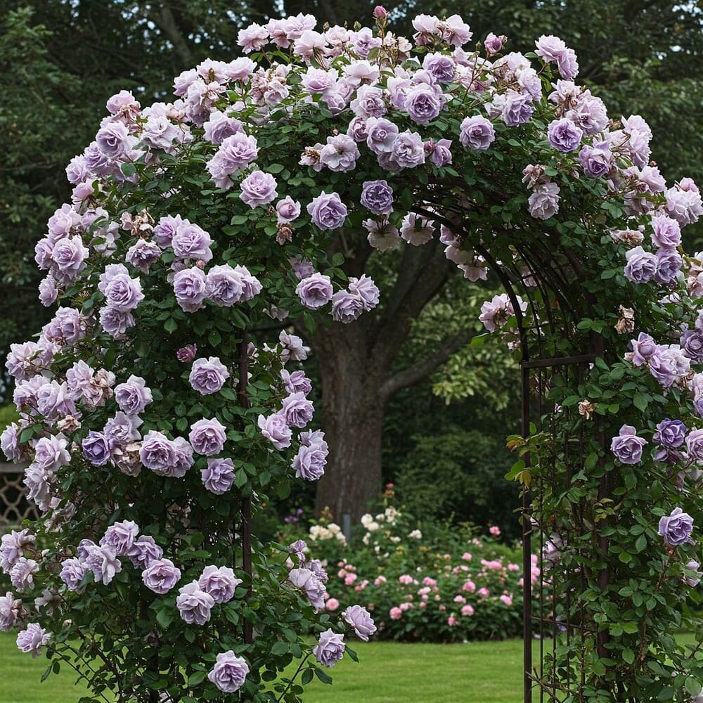 Butas Trandafiri Cataratori "Light Blue" Anul 3 - Rădăcină Împachetată