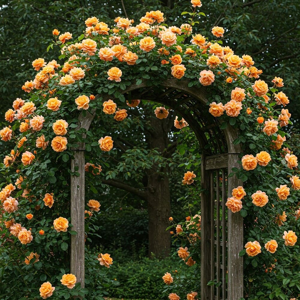 Butas Trandafiri Cataratori "Gold" Anul 3 - Rădăcină Împachetată