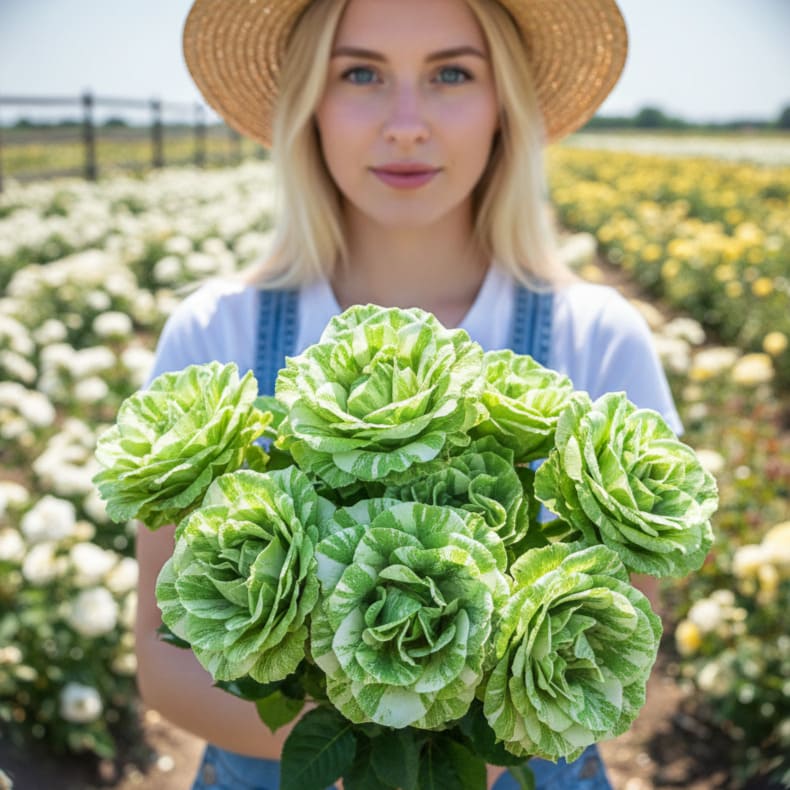 Trandafir Parfumat Hybrid "Super Green", Anul 4