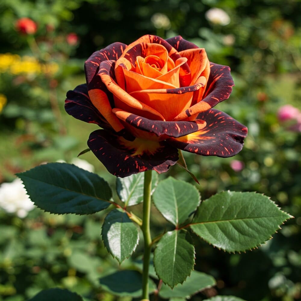 Trandafiri Parfumati de Lux "Black Gold" - Ghiveci 3L, Anul 3