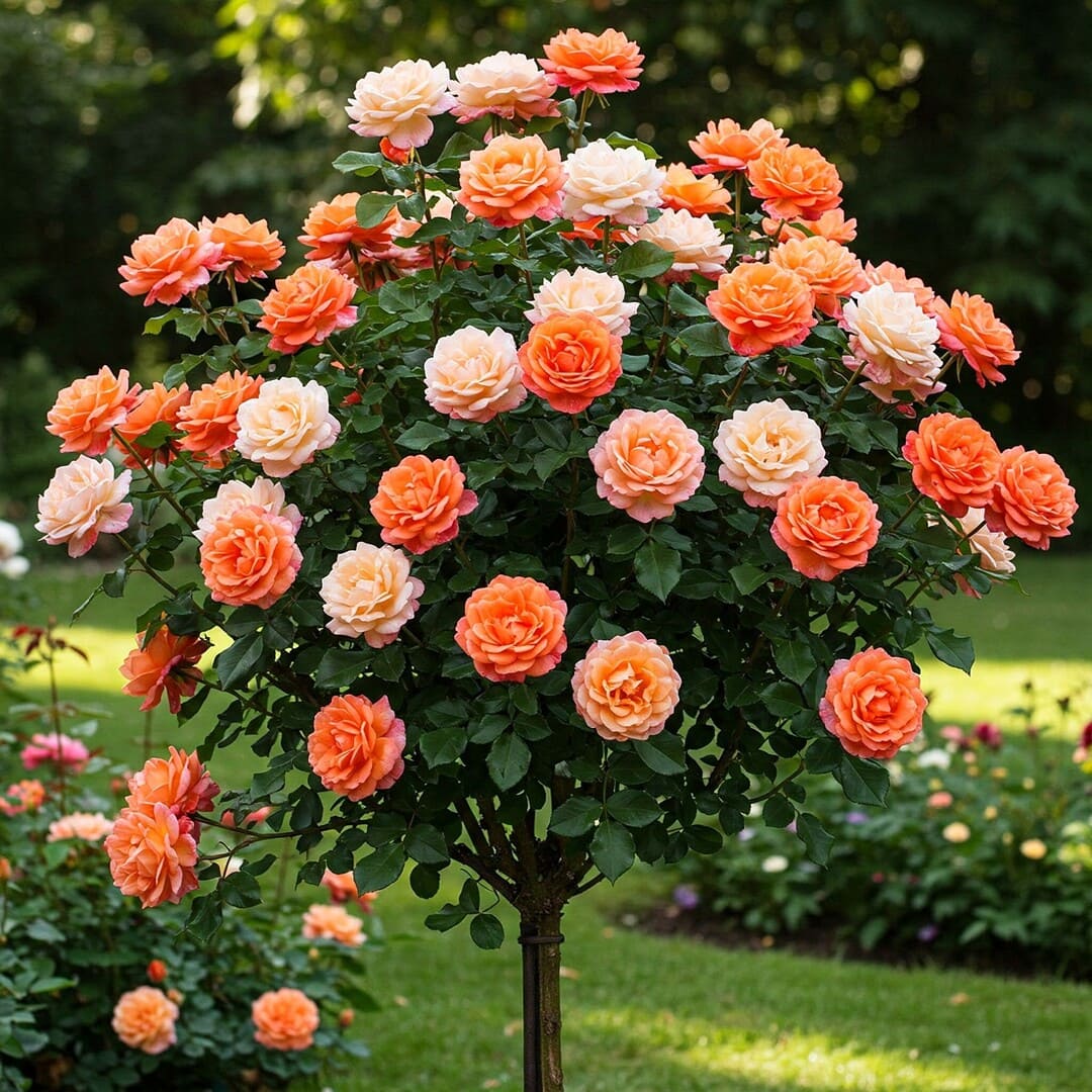 Trandafir Pomisor "White Orange" - H 150-160cm, Anul 4