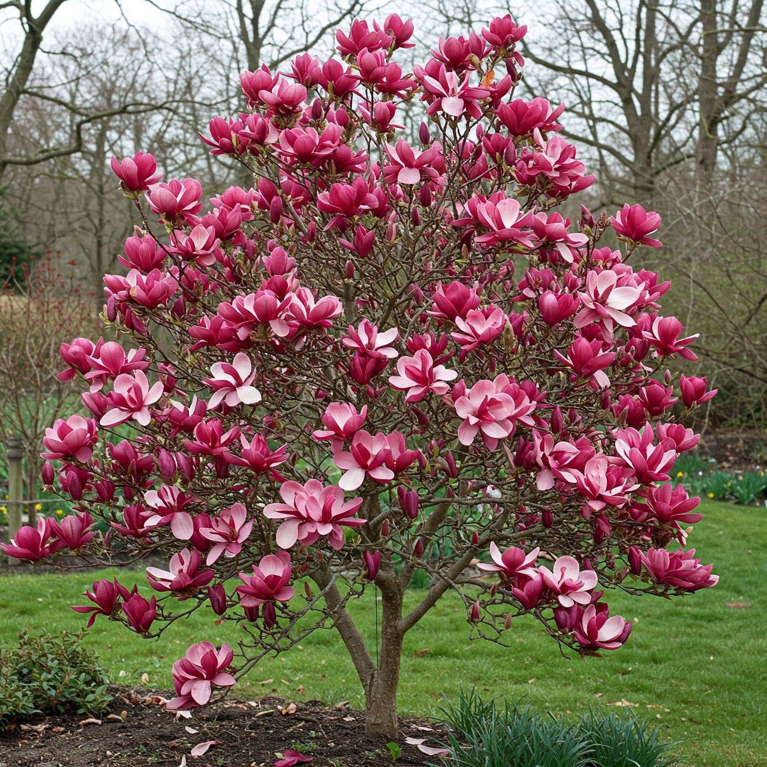 Plante Ornamentale de Gradina, Magnolie Grena Inflorita
