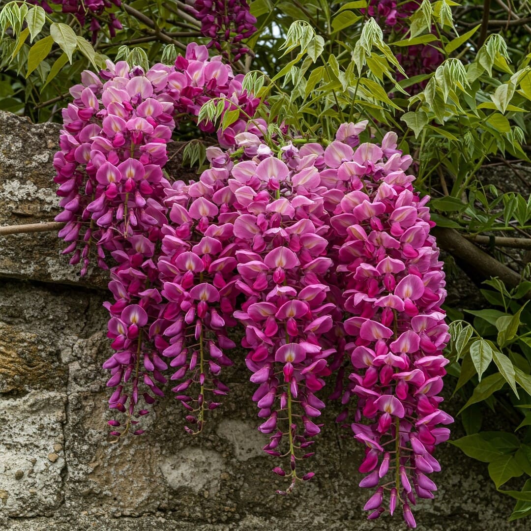 Glicina Parfumata Roz la Ghiveci 3L - 130-150cm, Anul 4