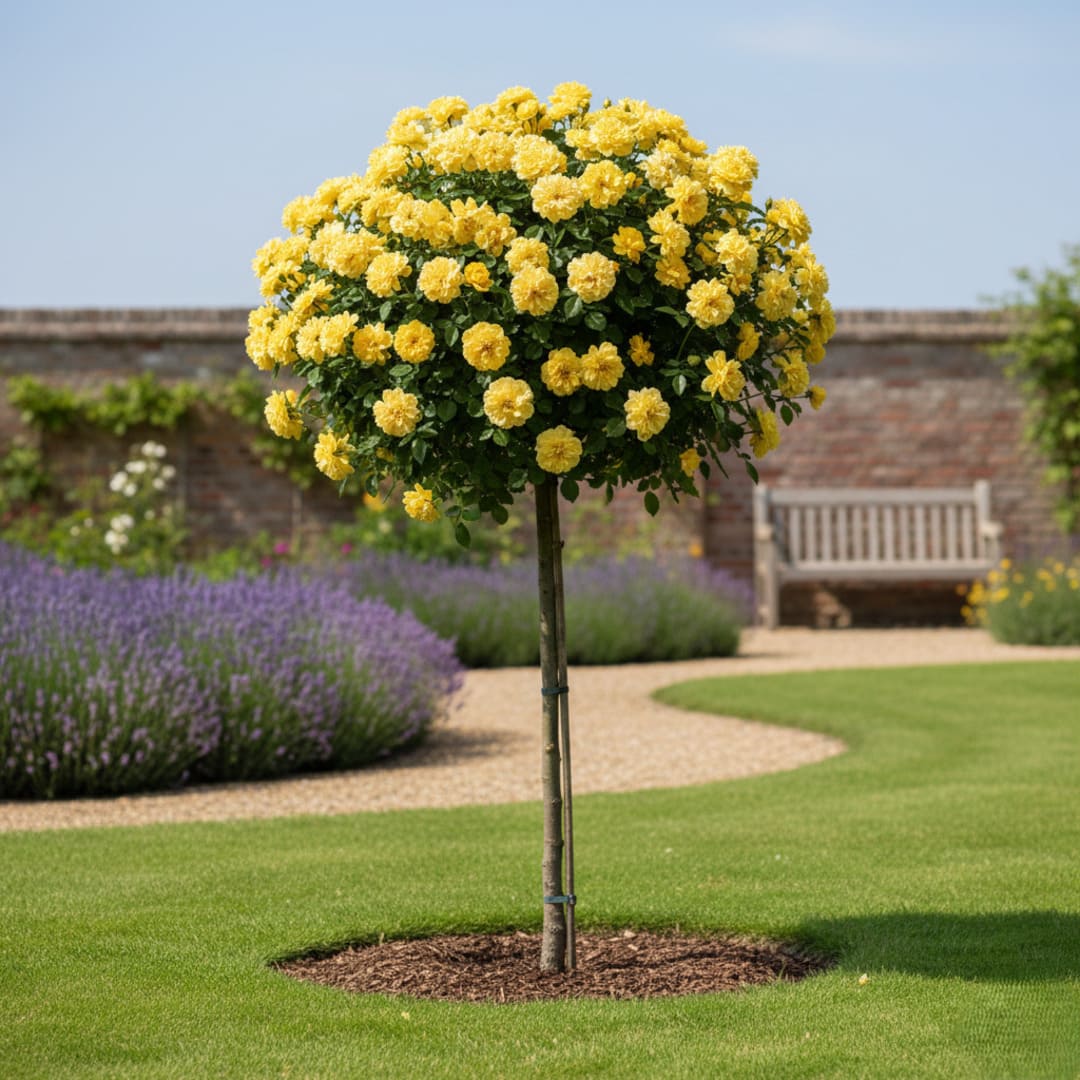 Trandafir Pomisor "Lemon Siluetta" - H 150-160cm, Anul 4