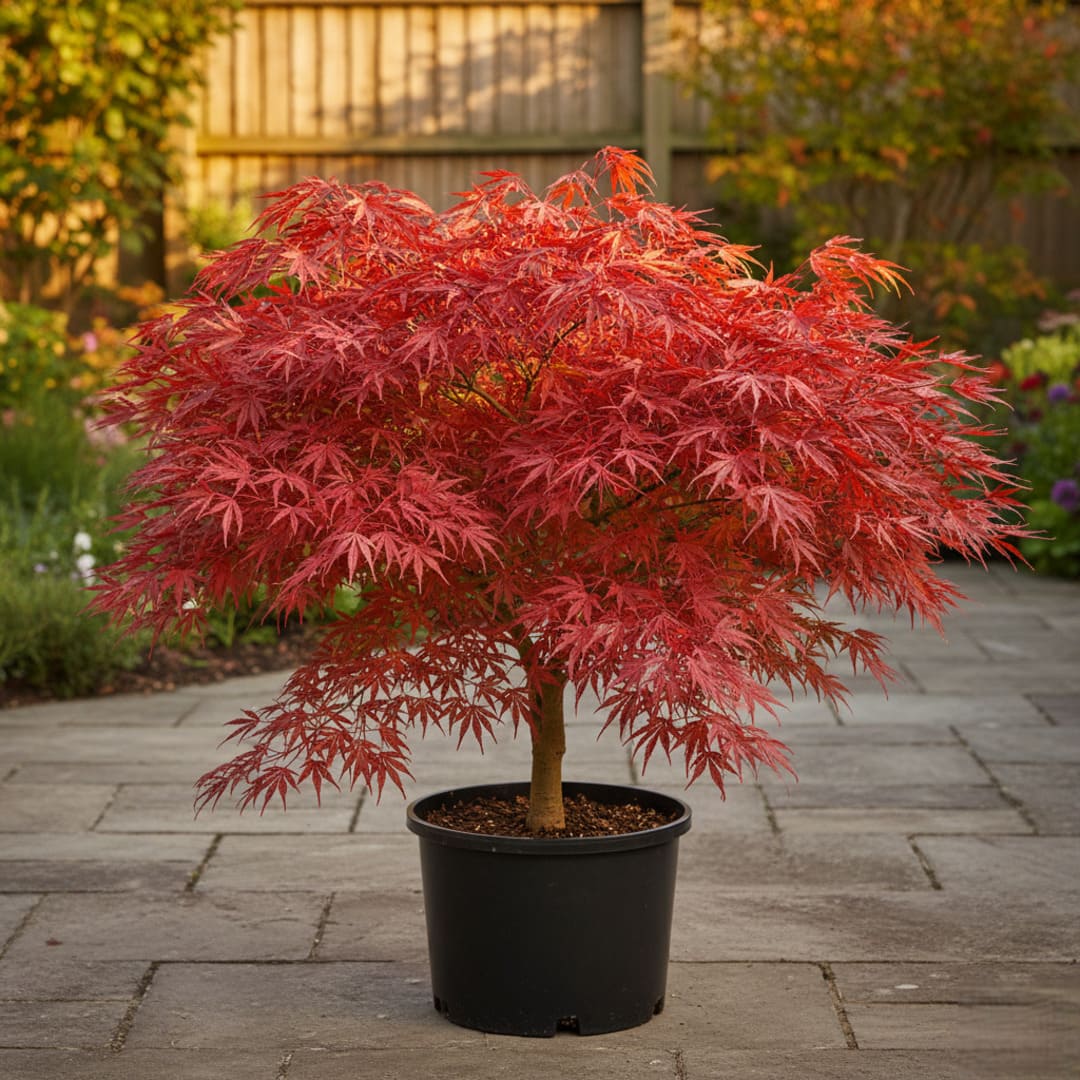 Acer Palmatum - Artar Japonez Rosu "Ruby Osazuki" la Ghiveci 40-50cm