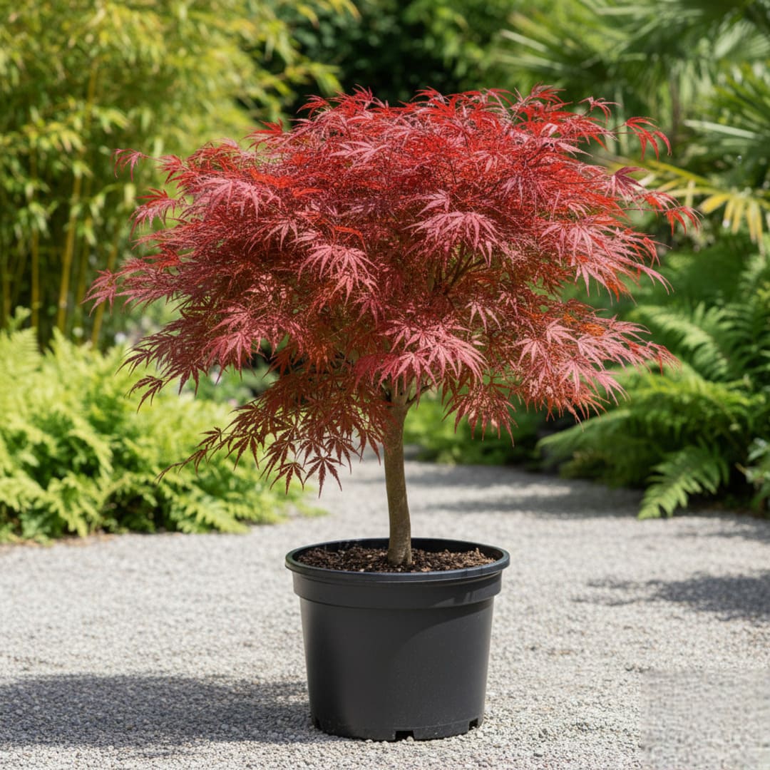 Acer Palmatum - Artar Japonez Rosu "Red Charm" Ghiveci 3L 80cm+