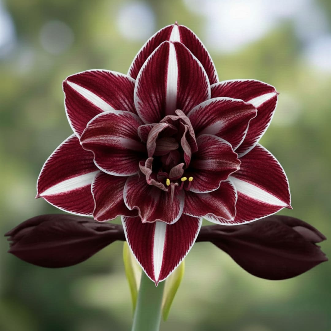 Bulbi Amaryllis, Crin de Camera "Black Amadeus", 1 Bulb Gigant