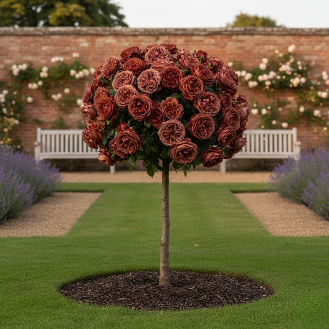 Trandafir Pomisor "Chocolat Romantica" - H 150-160cm, Anul 4