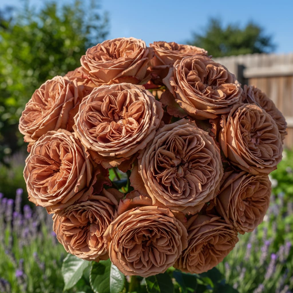 Trandafir Parfumat "Coffee Toffee", Anul 4