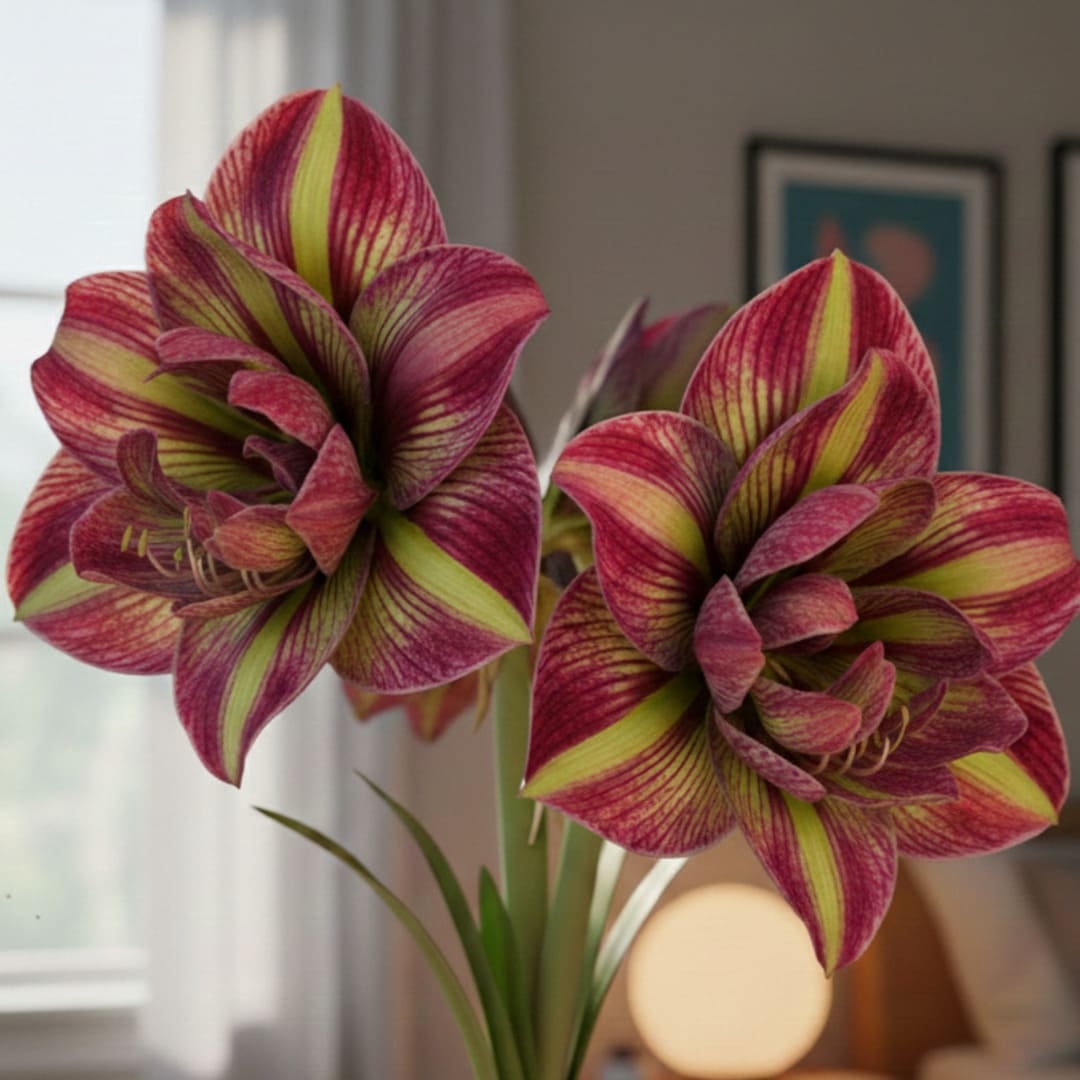 Bulbi Amaryllis, Crin de Camera "Good Night", 1 Bulb Gigant