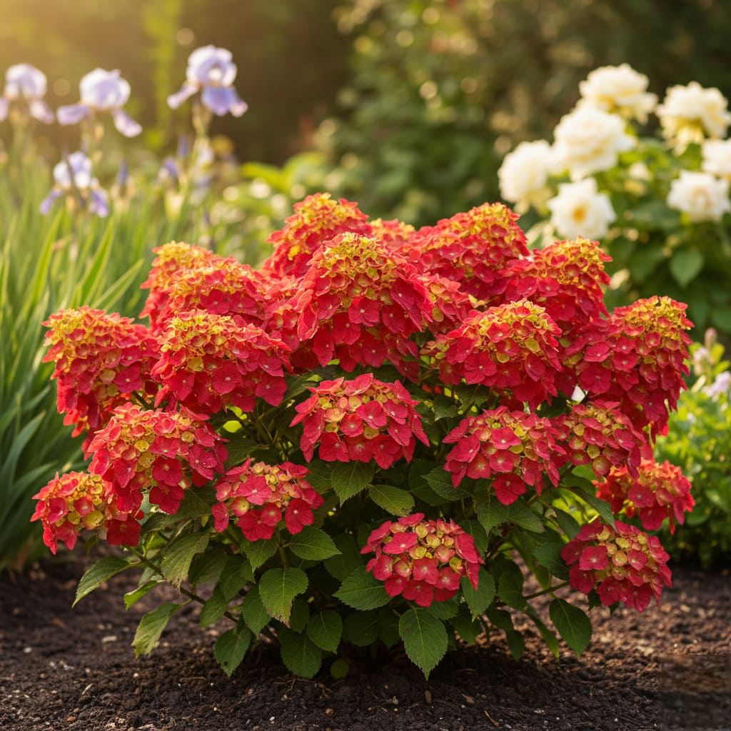 Hortensia Paniculata "Red Sun" - Ghiveci 3L - H40-50cm