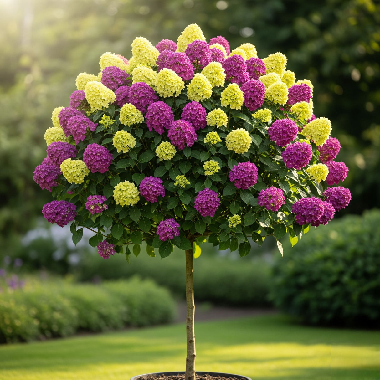 Hortensie Copacel Galben-Violet Ghiveci 5L H 80-100cm