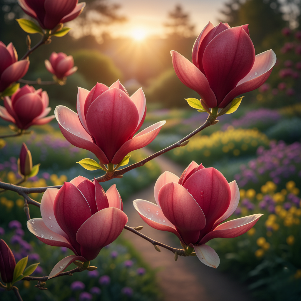 Magnolie Rosie "Red Love" la Ghiveci - H 40-50cm