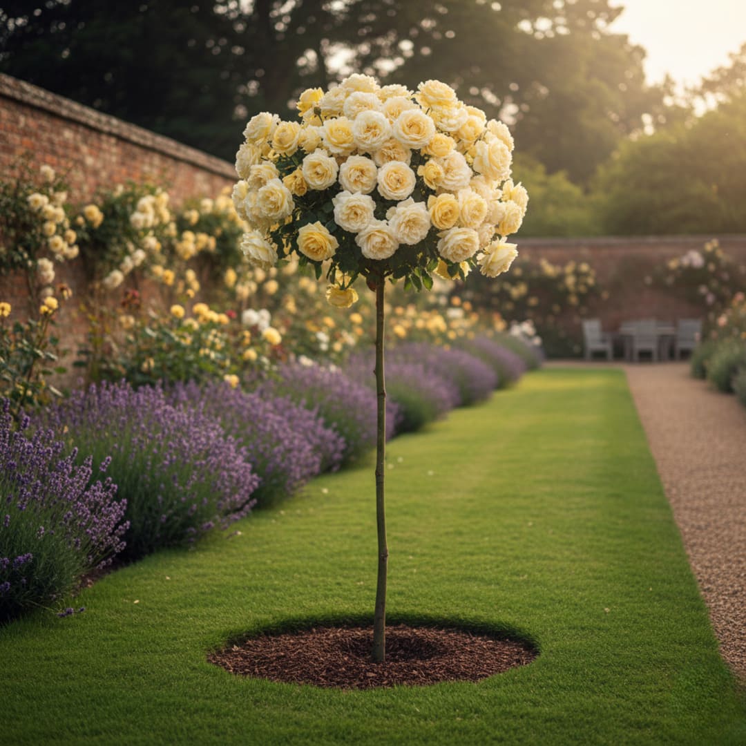 Trandafir Pomisor "Moonlight" - H 150-160cm, Anul 4