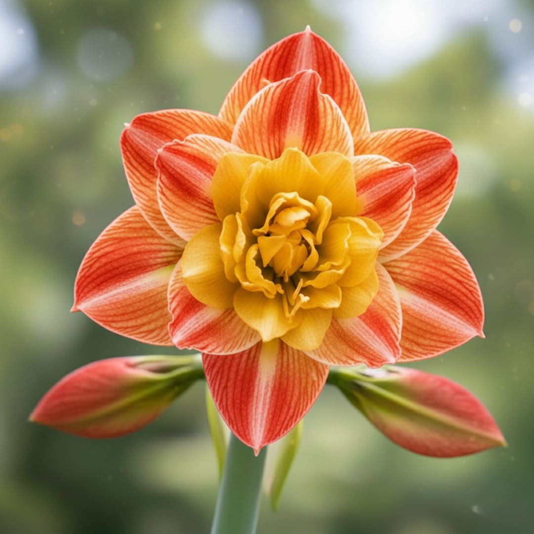 Bulbi Amaryllis "Orange Dessert", 1 Bulb Gigant