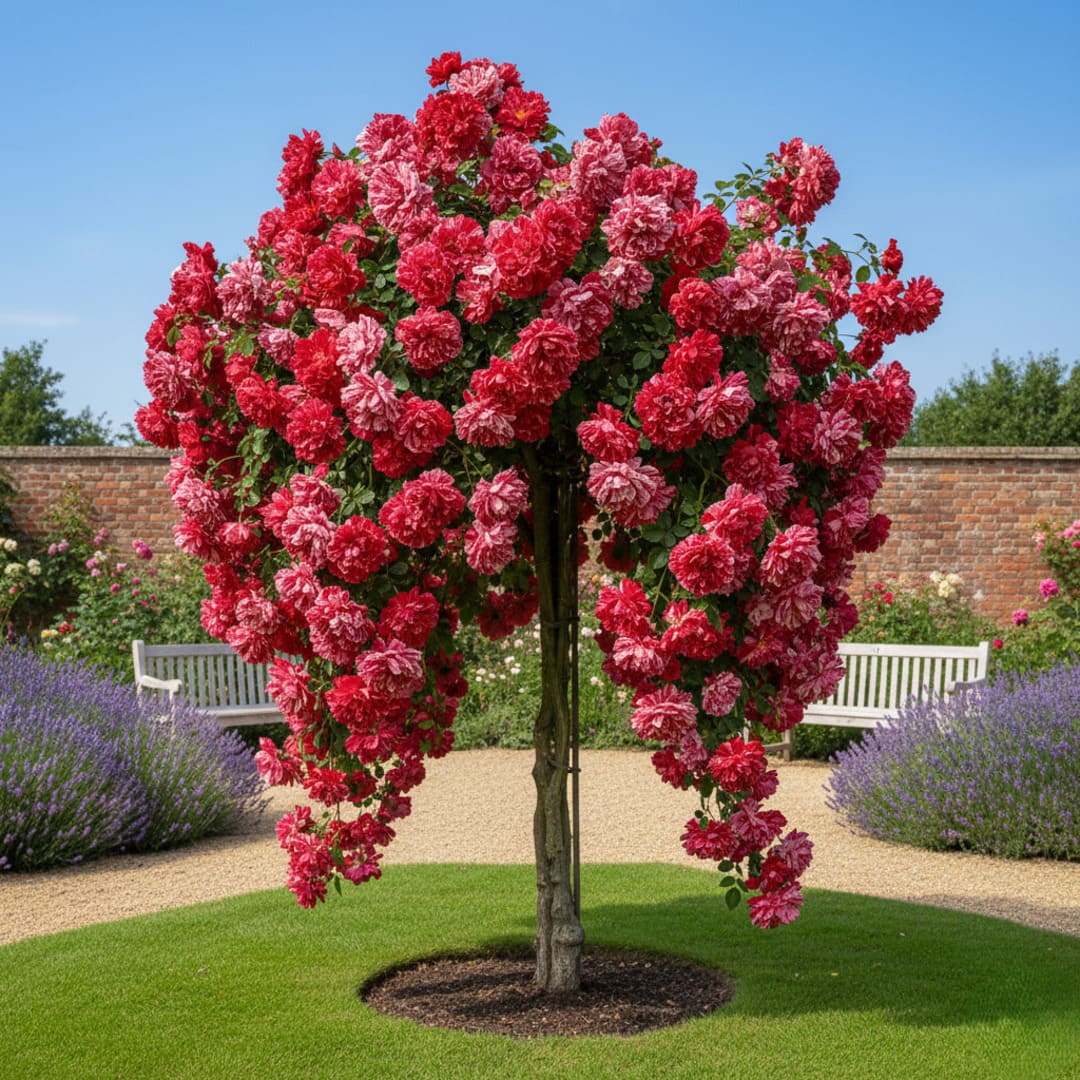 Trandafir Pomisor Curgator "Osiria" - H 150-160cm, Anul 4