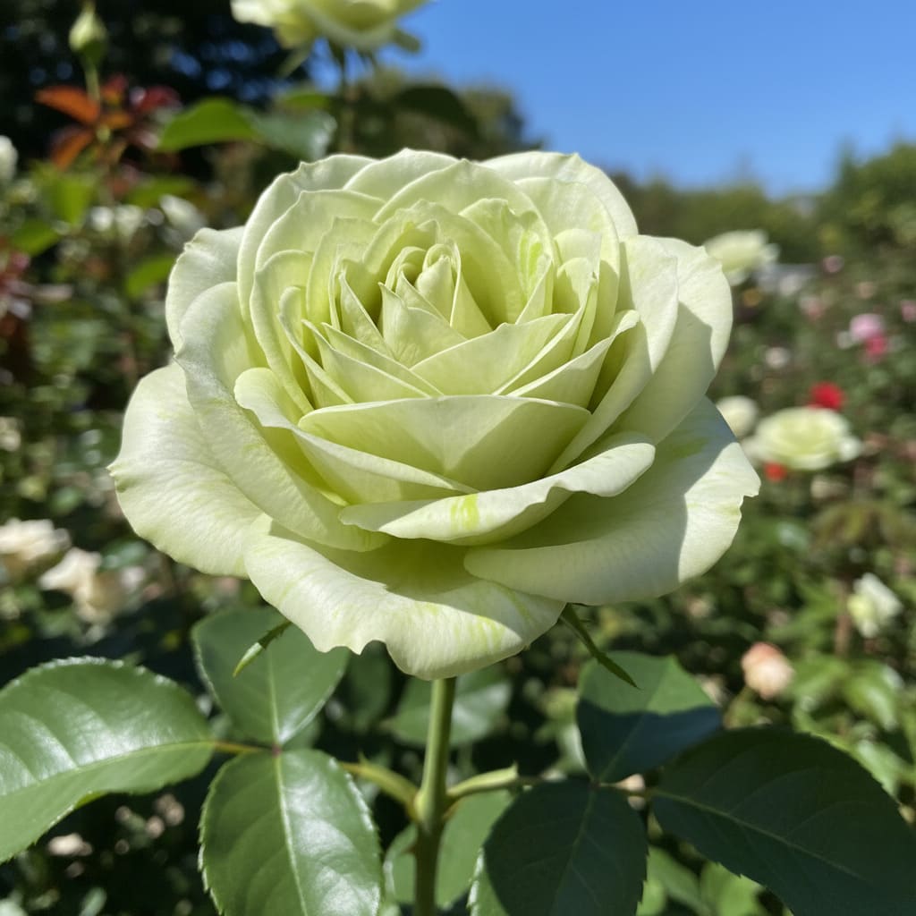 Trandafir Parfumat "Avalanche Peach", Anul 4