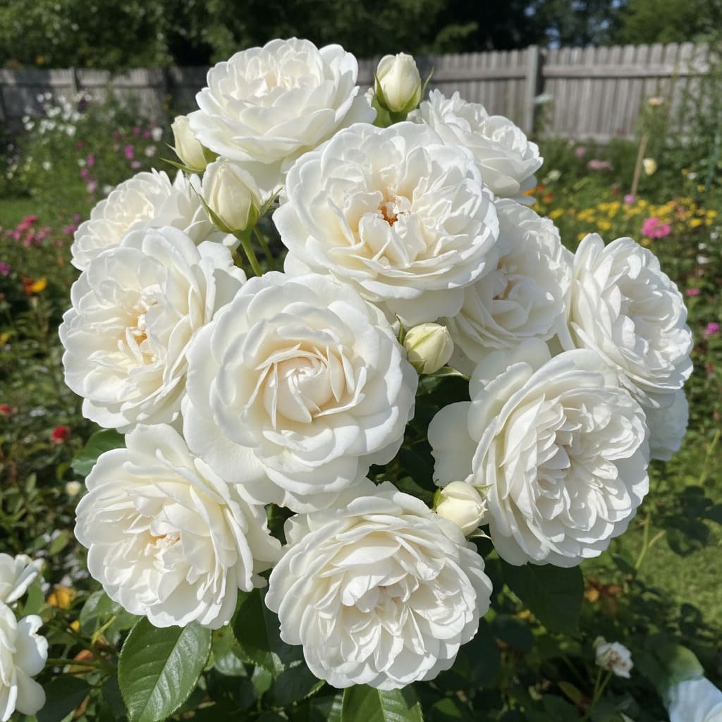 Trandafir Parfumat "David Austin Desdemona", Anul 4