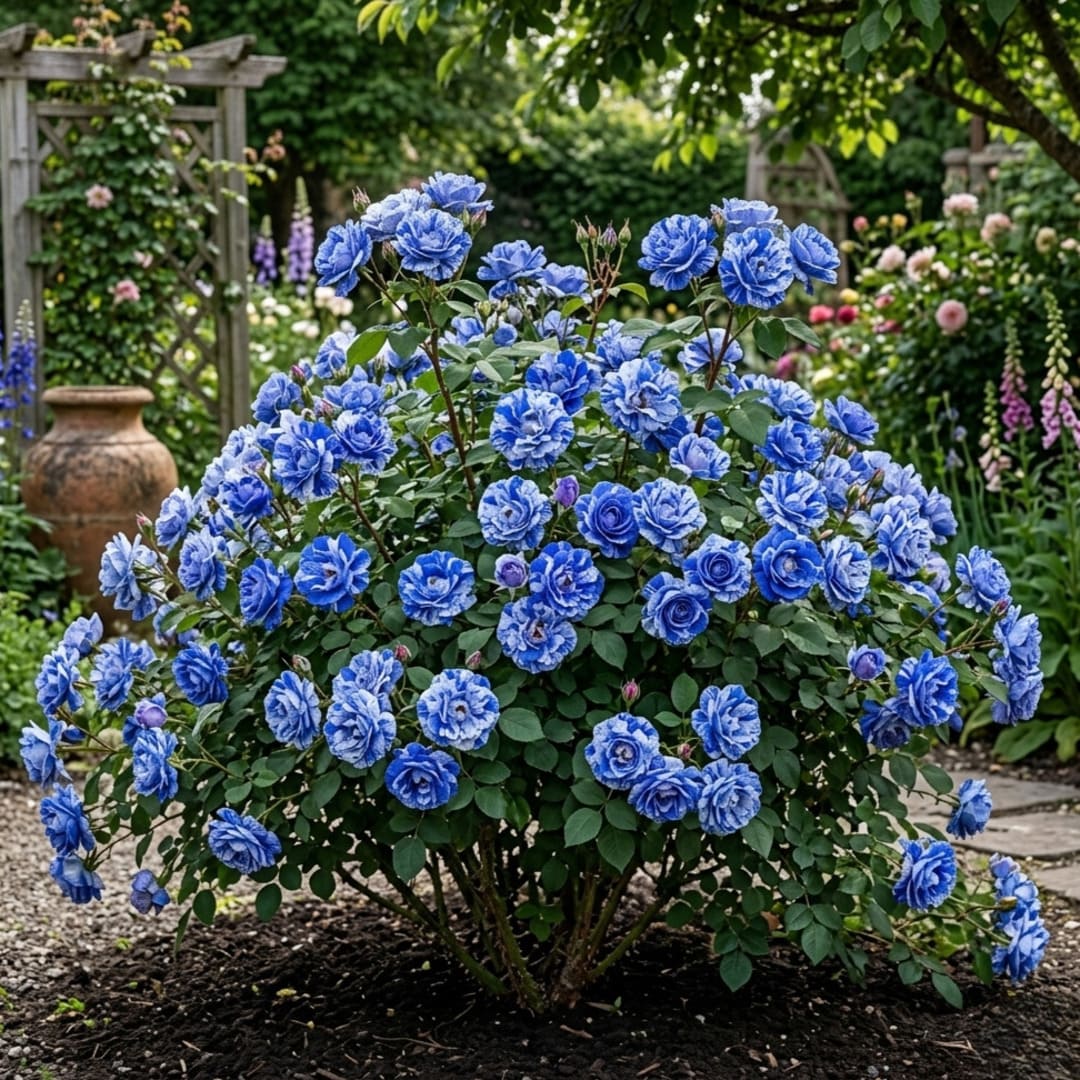 Trandafiri Parfumati "Dansul Coraiului" - Ghiveci 3L H 60cm+, Anul 4