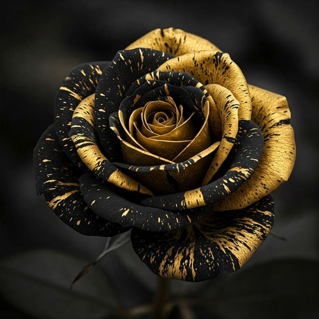 Trandafiri Parfumati de Lux "Noapte Aurie" - Ghiveci 3L, Anul 3