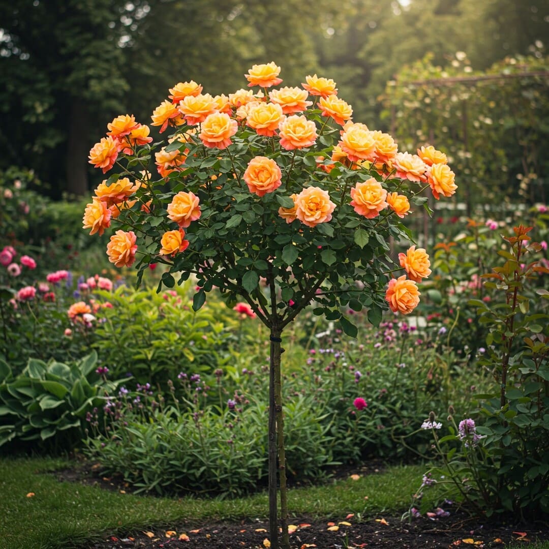 Trandafir Pomisor Galben - Ghiveci 5L - 140-160cm, Anul 3