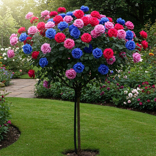 Trandafir Pomisor "Purple Passion"  - Ghiveci 5L - 140-160cm, Anul 3